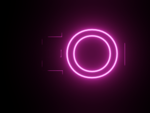 Neon Text Animation - made in Blender 3D Модель