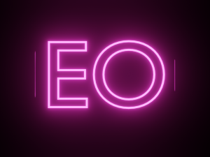 Neon Text Animation - made in Blender 3D Модель