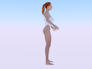 A Woman in a Bikini 07 Modello 3D