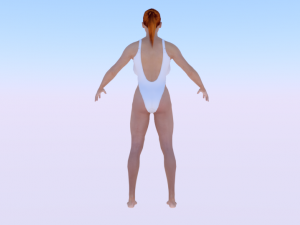 A Woman in a Bikini 07 Modello 3D