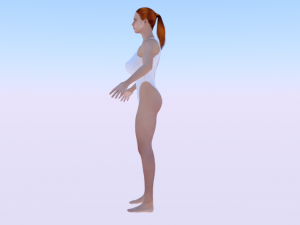A Woman in a Bikini 07 Modello 3D