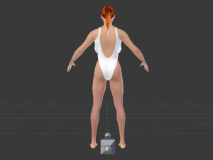 A Woman in a Bikini 07 Modello 3D