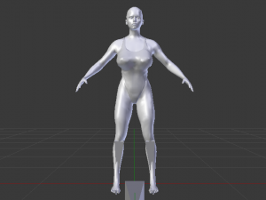 A Woman in a Bikini 07 Modello 3D