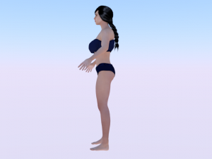A Woman in a Bikini 08 3D मॉडल