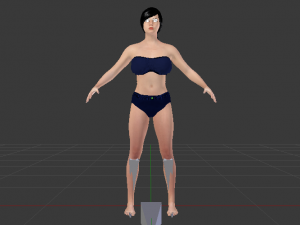 A Woman in a Bikini 08 3D मॉडल
