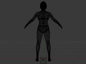 A Woman in a Bikini 09 3D Model