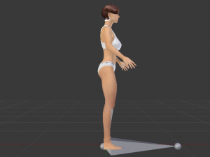 A Woman in a Bikini 010 3D Model