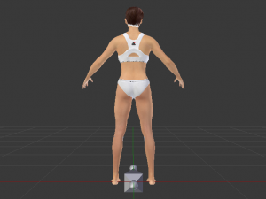 A Woman in a Bikini 010 3D Model