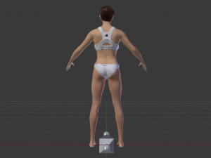 A Woman in a Bikini 010 3D Model