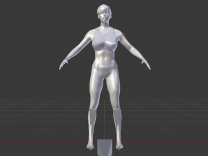 A Woman in a Bikini 010 3D Model