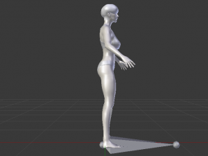 A Woman in a Bikini 010 3D Model
