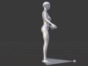 A Woman in a Bikini 010 3D Model