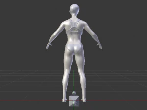A Woman in a Bikini 010 3D Model