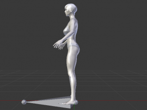 A Woman in a Bikini 010 3D Model