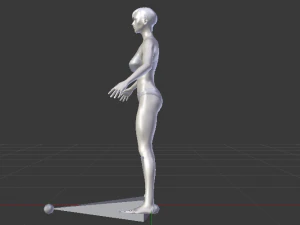 A Woman in a Bikini 010 3D Model