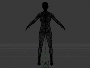 A Woman in a Bikini 010 3D Model