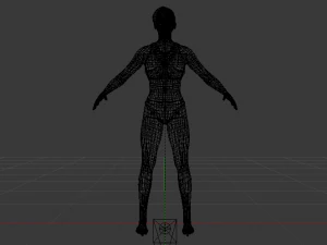 A Woman in a Bikini 010 3D Model