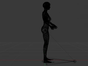 A Woman in a Bikini 010 3D Model