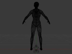 A Woman in a Bikini 010 3D Model