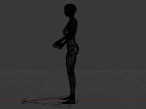 A Woman in a Bikini 010 3D Model