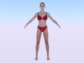 A Woman in a Bikini 011 3D Models