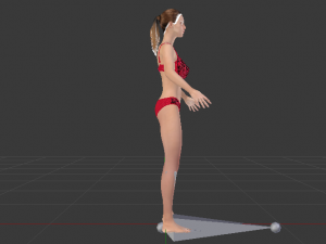 A Woman in a Bikini 011 3D Model