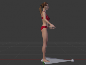 A Woman in a Bikini 011 3D Model