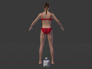 A Woman in a Bikini 011 3D Model