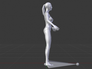A Woman in a Bikini 011 3D Model