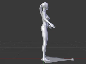 A Woman in a Bikini 011 3D Model