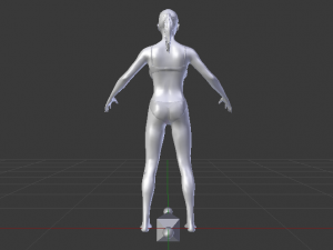 A Woman in a Bikini 011 3D Model