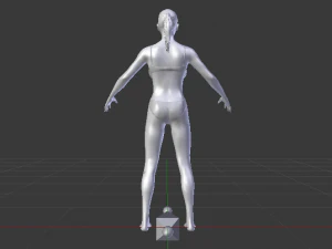 A Woman in a Bikini 011 3D Model