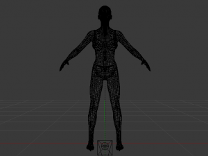 A Woman in a Bikini 011 3D Model