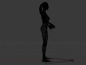 A Woman in a Bikini 011 3D Model