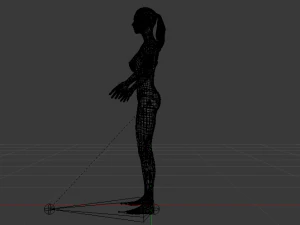 A Woman in a Bikini 011 3D Model