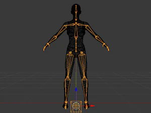 A Woman in a Bikini 011 3D Model