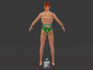 A Woman in a Swimsuit 01 Modèle 3D