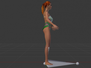 A Woman in a Swimsuit 01 Modèle 3D