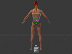 A Woman in a Swimsuit 01 Modèle 3D