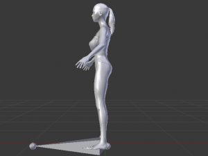 A Woman in a Swimsuit 01 Modèle 3D