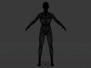 A Woman in a Swimsuit 01 Modèle 3D
