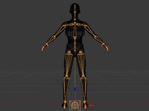 A Woman in a Swimsuit 01 3D Model
