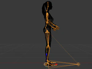 A Woman in a Swimsuit 01 3D Model