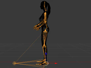 A Woman in a Swimsuit 01 3D Model