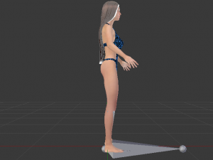A Woman in a Swimsuit 02 3D Модель