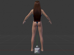 A Woman in a Swimsuit 02 3D Модель
