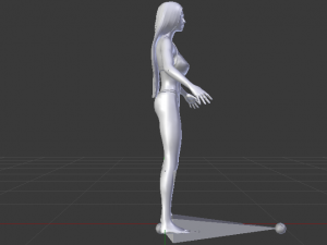 A Woman in a Swimsuit 02 3D Модель