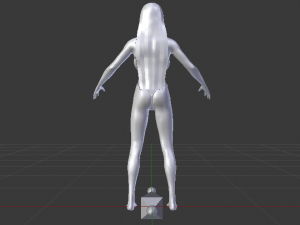 A Woman in a Swimsuit 02 3D Модель
