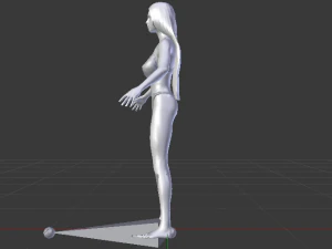 A Woman in a Swimsuit 02 3D Model