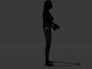 A Woman in a Swimsuit 02 3D Модель